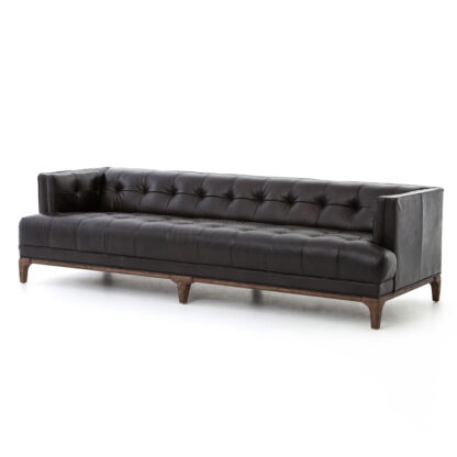 Dylan Sofa- Rider Black Leather