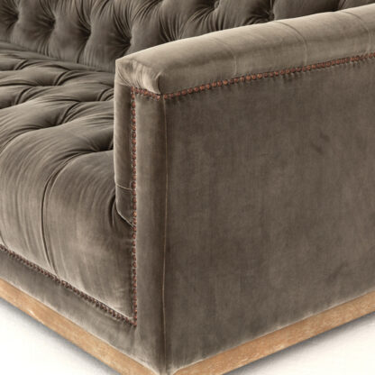 Maxx Birch Tufted Velvet Sofa