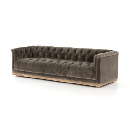 Maxx Birch Tufted Velvet Sofa