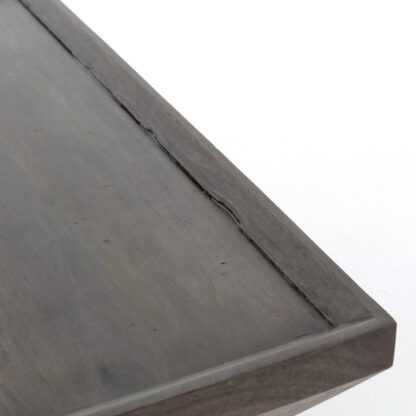 Drake Reclaimed Wood Coffee Table- Coal Grey