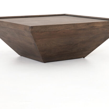 Drake Reclaimed Wood Coffee Table- Aged Brown