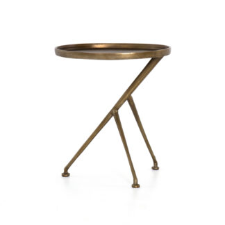 Schmidt Accent Table- Raw Brass