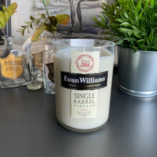 Recycled Evan Williams Single Barrel Bourbon Candle