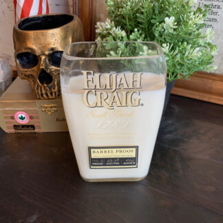 Recycled Elijah Craig Barrel Proof Bourbon Candle
