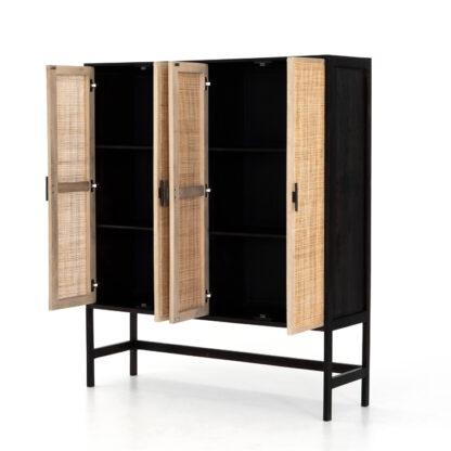 Caprice Cabinet- Washed Black