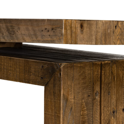 Matthes Distressed Wood Console