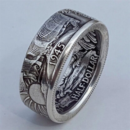 Liberty Half Dollar Coin Ring