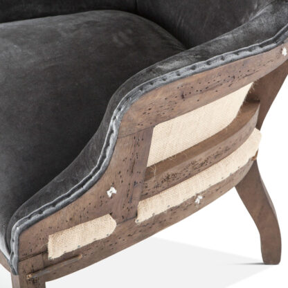 Thebes Deconstructed Velvet Chair