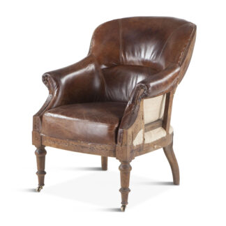 Charleston Deconstructed Leather Chair