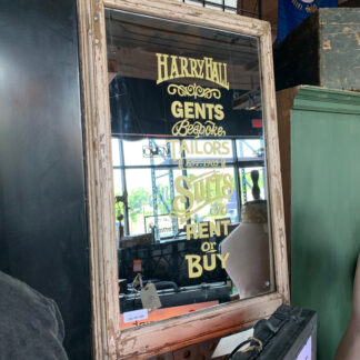 Vintage Harry Hall Tailors Shop Mirror