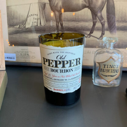 Recycled Old Pepper 10YR Bourbon Candle