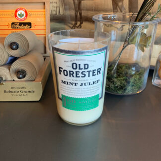 Recycled Old Forester Mint Julep Whiskey Candle