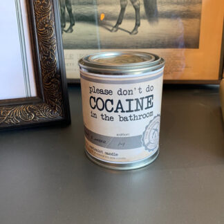 Please Don't Do Cocaine Candle