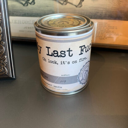 My Last F*ck Candle