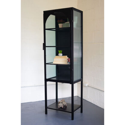 Iron and Glass Cabinet
