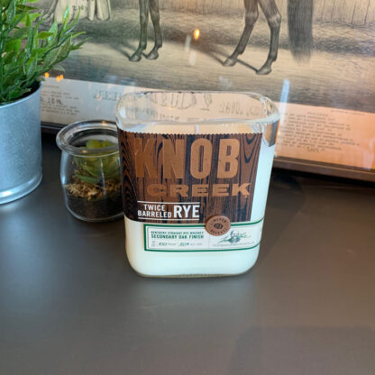 Recycled Knob Creek TB Rye Candle