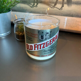 Recycled Old Fitzgerald Candle