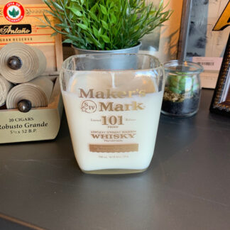 Recycled Maker's Mark 101 Bourbon Candle