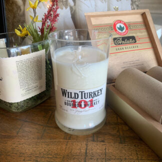 Recycled Wild Turkey 101 Bourbon Candle
