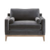 Parker Velvet Chair- Dove - Image 2