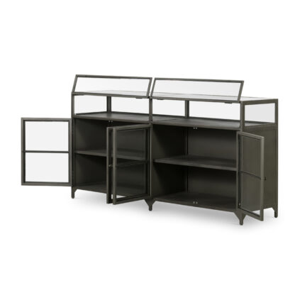 Shadow Box Sideboard- Gunmetal