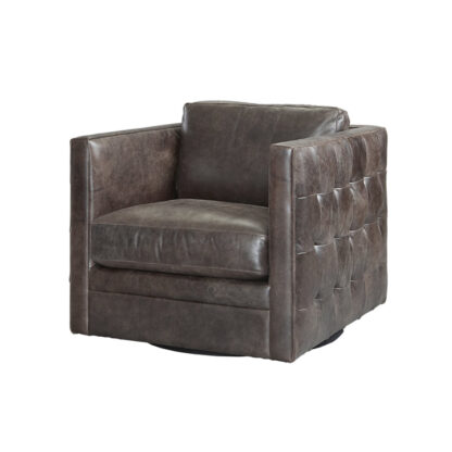 Georgia Leather Swivel Chair