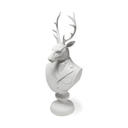 Mozart White Resin Deer