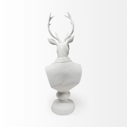 Mozart White Resin Deer