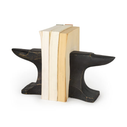 Anvilia Black Anvil Bookends