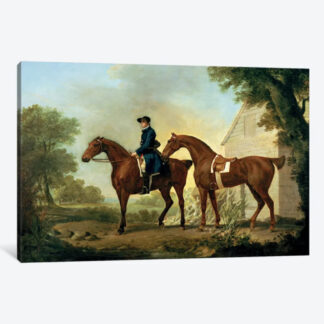Mr. Crewe's Hunters- Framed Canvas Giclee