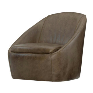 Webster Leather Swivel Chair