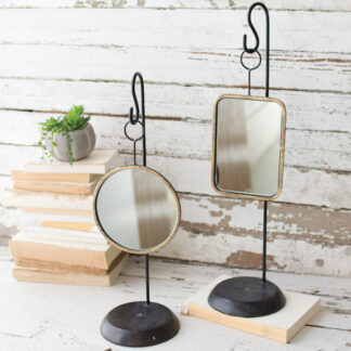 Table Top Mirrors (Set of 2)