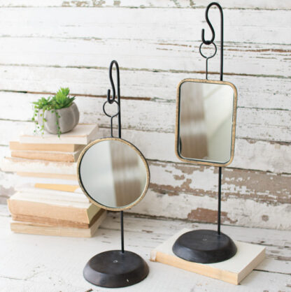 Table Top Mirrors (Set of 2)