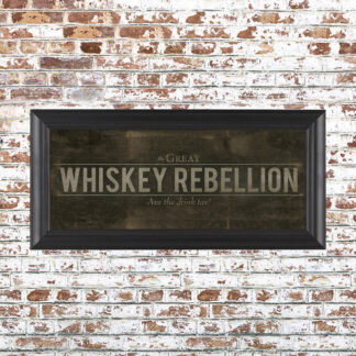 Whiskey Rebellion Framed Print Small