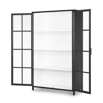 Lexington Metal Cabinet- Black - Image 4