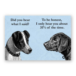 Listening Dogs Magnet