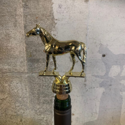 Trophy Bottle Stopper- Racehorse