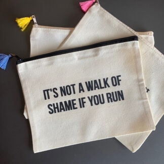 Walk of Shame Large Canvas Pouch