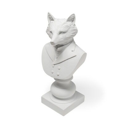 Murray White Resin Fox