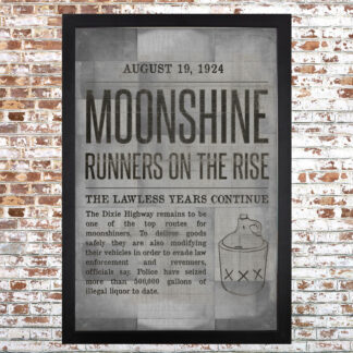 Moonshine Framed Print Large White