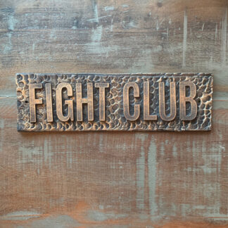 Fight Club Plaque