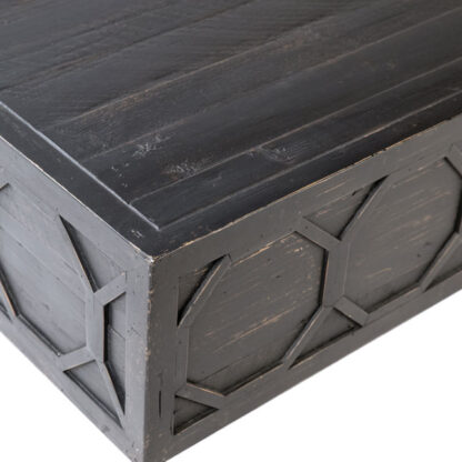 Harten Distressed Wood Coffee Table