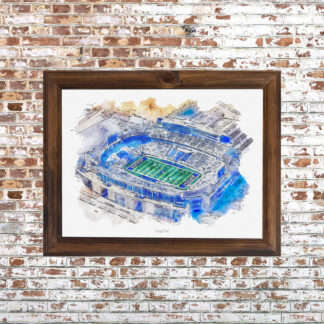 Kroger Field Framed Print- 18x24