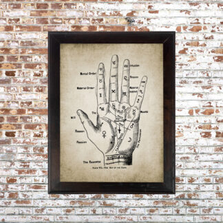 Palmistry Framed Print- 18x24