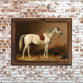 Yellow Horse Framed Print- 18x24