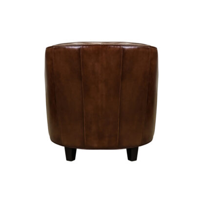 Camila Leather Chair- Arsonist Saddle - Image 4