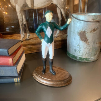 Handmade Jockey Statue- #7908