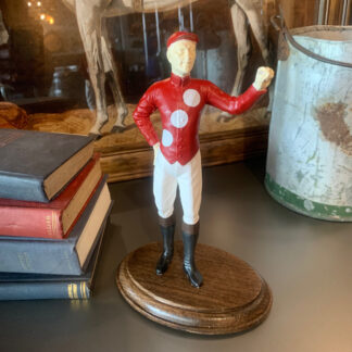 Handmade Jockey Statue- #7912