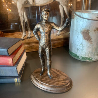 Handmade Jockey Statue- #7920