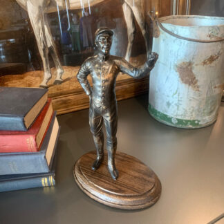 Handmade Jockey Statue- #7921